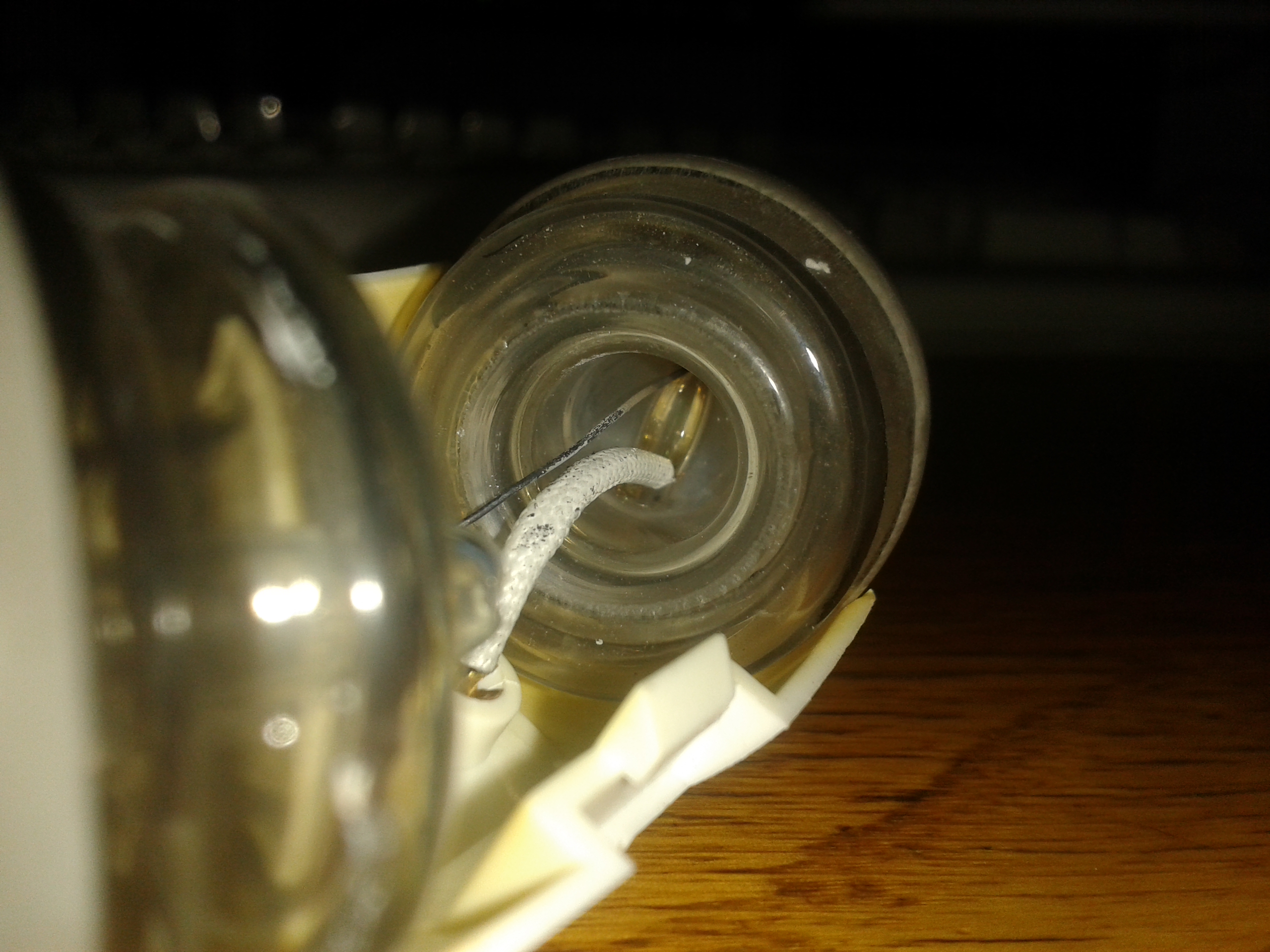 How can a fluorescent lamp run without a ballast? Electrical